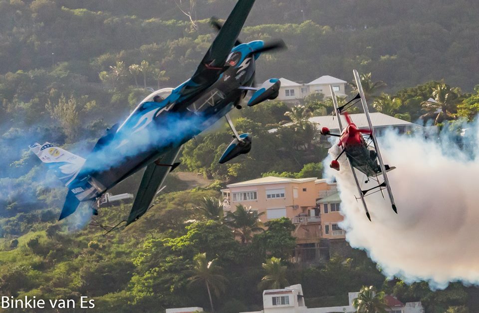 The Sint Maarten Air Show a parade in the sky! Voyager ferry