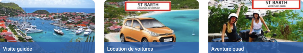VOYAGER à Saint Barth : Ferry + location de voiture