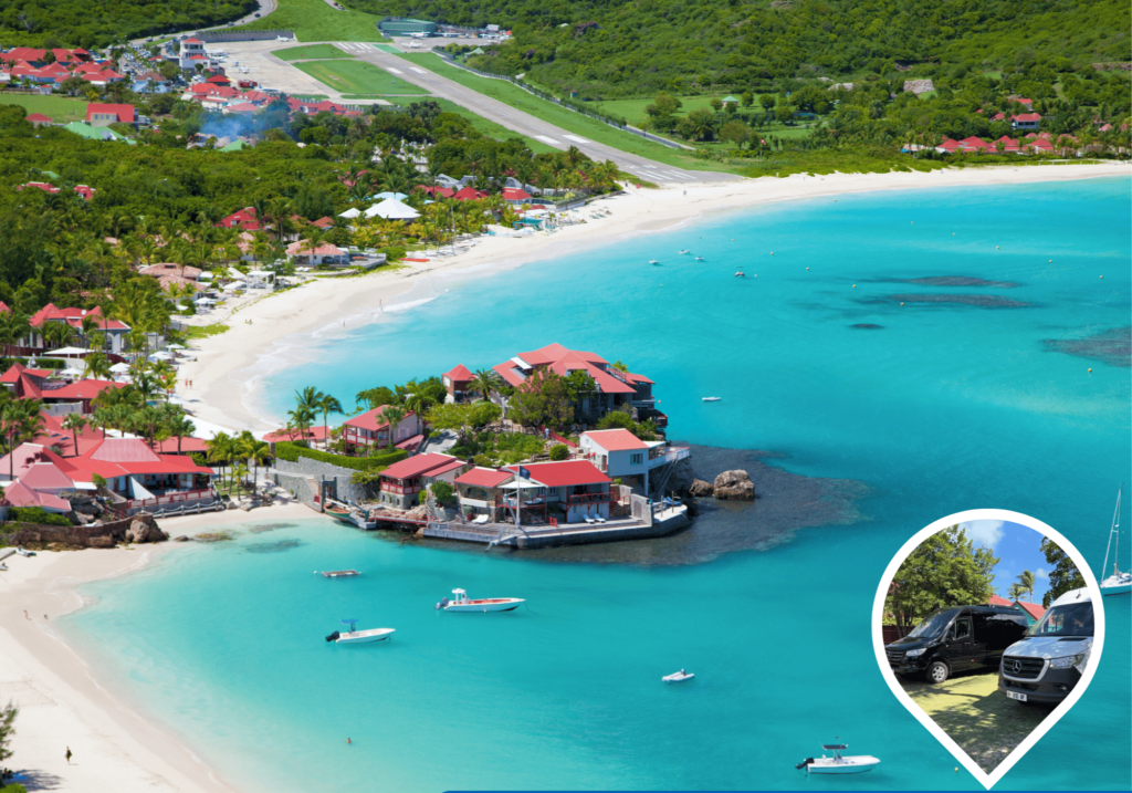 Guided minibus tour in St-Barth